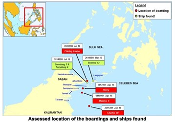 ReCAAP Information Sharing Centre issues special report on the abducting of crew from ships in waters off Eastern Sabah and Southern Philippines